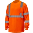 Hi Viz Class 3 170gsm Cotton Knitted Safety Pocket T-Shirt | https://www.bestnamebadges.com