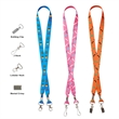 3/4" Custom Full Color Sublimated Open Ended Lanyard | https://www.bestnamebadges.com