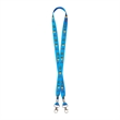3/4" Custom Full Color Sublimated Open Ended Lanyard | https://www.bestnamebadges.com