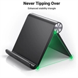 Cell Phone Stand for Desk Holder Foldable Adjustable | https://www.bestnamebadges.com