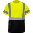 Class 3 Hi Viz Color Block Reflective Safety Pocket T-Shirt | https://www.bestnamebadges.com