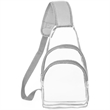Sling Travel Clear Bag PVC Transparent Crossbody Backpack | https://www.bestnamebadges.com