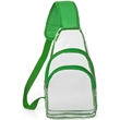 Sling Travel Clear Bag PVC Transparent Crossbody Backpack | https://www.bestnamebadges.com
