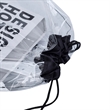Customizable Waterproof Clear Stadium Drawstring Bag | https://www.bestnamebadges.com