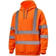 Class 3 High Vis Reflective Safety Workwear Hoodie Pullover | https://www.bestnamebadges.com