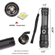 LED Outdoor Zoomable Tactical Rechargeable Flashlight Torch | https://www.bestnamebadges.com