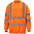 Class 3 Hi Vis 2" Reflective Tape Safety Sweatshirt | https://www.bestnamebadges.com