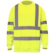 Class 3 Hi Vis 2" Reflective Tape Safety Sweatshirt | https://www.bestnamebadges.com