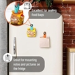 Promotional Refrigerator Snack Chip Bag Magnetic Clips | https://www.bestnamebadges.com