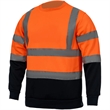 Hi-Vis Class 3 Reflective Tape Safety Workwear Sweatshirt | https://www.bestnamebadges.com