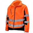 Premium Hi Vis Reflective Tape Safety Full Zip Jacket | https://www.bestnamebadges.com