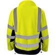 Premium Hi Vis Reflective Tape Safety Full Zip Jacket | https://www.bestnamebadges.com