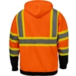 Hi Viz Class 3 Color Block Reflective Safety Zipper Hoodie | https://www.bestnamebadges.com