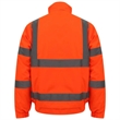 Hi Viz Class 3 Waterproof Reflective Safety Bomber Jacket | https://www.bestnamebadges.com