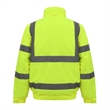 Hi Viz Class 3 Waterproof Reflective Safety Bomber Jacket | https://www.bestnamebadges.com