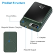 10000mAh Magnetic Wireless Charging Bank | https://www.bestnamebadges.com