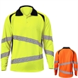Hi-Viz Class 3 Segmented Breathable Safety Workwear Polo | https://www.bestnamebadges.com