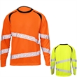 Class 3 Hi Viz Segmented Tape Safety T-Shirt | https://www.bestnamebadges.com