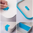 Wheat Straw Lunch Set With Phone Holder | https://www.bestnamebadges.com