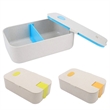Wheat Straw Lunch Set With Phone Holder | https://www.bestnamebadges.com