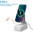 3 In 1 15W  Fast Charging Wireless Charger BT Speakers | https://www.bestnamebadges.com
