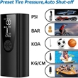 6000mAh Electric Portable Air Pump Tire Inflator Compressor | https://www.bestnamebadges.com