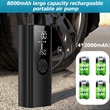 6000mAh Electric Portable Air Pump Tire Inflator Compressor | https://www.bestnamebadges.com