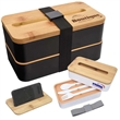 Stackable Bento Lunch Box With Phone Stand with lid | https://www.bestnamebadges.com