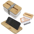 Stackable Bento Lunch Box With Phone Stand with lid | https://www.bestnamebadges.com