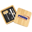 Custom Bamboo Manicure Set | https://www.bestnamebadges.com