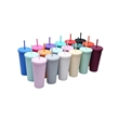 16 Oz Creative Plastic Straw Cup | https://www.bestnamebadges.com