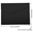 PU Leather A4 File Document Folder Portfolio with lanyard | https://www.bestnamebadges.com