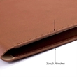 PU Leather A4 File Document Folder Portfolio with lanyard | https://www.bestnamebadges.com