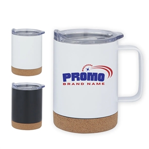 12 oz. Cork Base Bottom Stainless Steel Insulated Coffee Mug