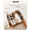 Custom Travel Large Capacity Cosmetic Make Up Bags Organizer | https://www.bestnamebadges.com