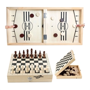 4 in 1 Sling Puck Interactive Chess Toy Board Table Game
