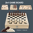 4 in 1 Sling Puck Interactive Chess Toy Board Table Game | https://www.bestnamebadges.com