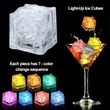 Multi Color Light Up Led Drinks Ice Cubes for Bar Weeding | https://www.bestnamebadges.com