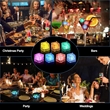 Multi Color Light Up Led Drinks Ice Cubes for Bar Weeding | https://www.bestnamebadges.com