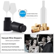 Custom Reusable Real Vacuum Wine Bottle Stoppers Preserver | https://www.bestnamebadges.com