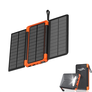 Custom Solar Power Bank Wirless Charger