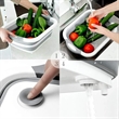 Multifunctional Kitchen Collapsible Cutting Board Basket | https://www.bestnamebadges.com