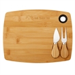 Bamboo Cheese Board Charcuterie Set | https://www.bestnamebadges.com