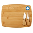 Bamboo Cheese Board Charcuterie Set | https://www.bestnamebadges.com