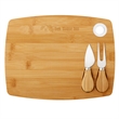 Bamboo Cheese Board Charcuterie Set | https://www.bestnamebadges.com