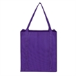 Reusable Non Woven Grocery Tote Bag With Bottom Insert | https://www.bestnamebadges.com