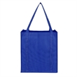 Reusable Non Woven Grocery Tote Bag With Bottom Insert | https://www.bestnamebadges.com