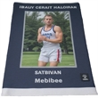11" X 18" Sublimation Serged Hem Microfiber Rally Towel | https://www.bestnamebadges.com