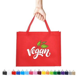 Custom Non Woven Shopping Tote Bag With Logo 16" X 12" X 6"