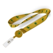 Polyester/Badge Reel Lanyard Combo | https://www.bestnamebadges.com